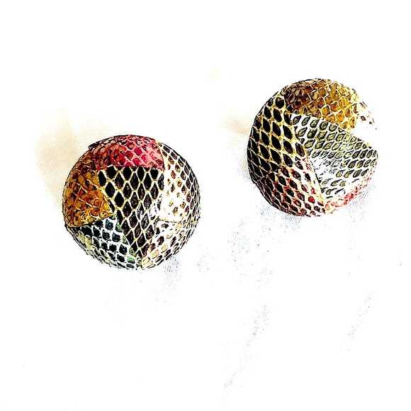 Snakeskin Earrings & Bracelet - Picture 5 of 10